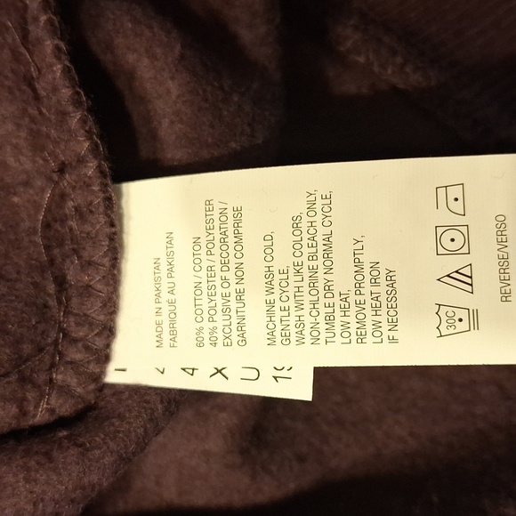 f Mens Izod Purple Soft Stretch Performance Sweatshirt  XXL.  NWT - Picture 5 of 5